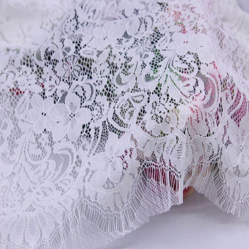 Lace Fabric Dress Eyelash Nylon for Women's Wear Wholesale Supplier 4